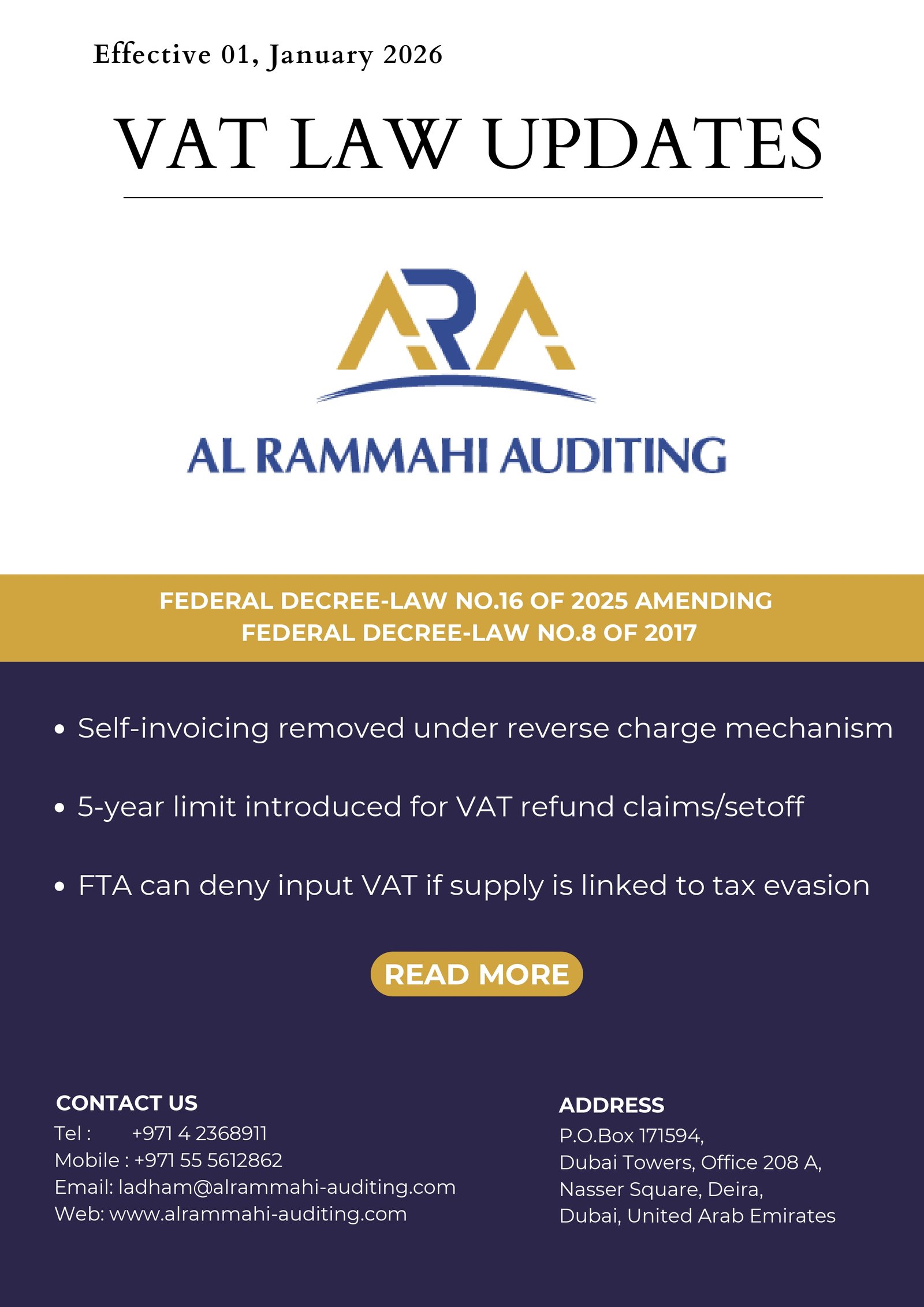 VAT Law Updates
